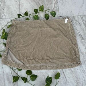 Free People Velvet Low rise textured Slit Mini Skirt Minimalist Whimsy Goth